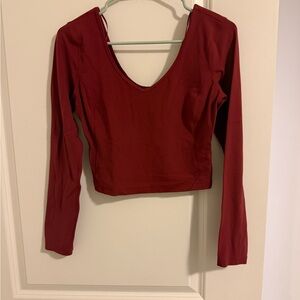 Lululemon Long Sleeve Align Crop Top